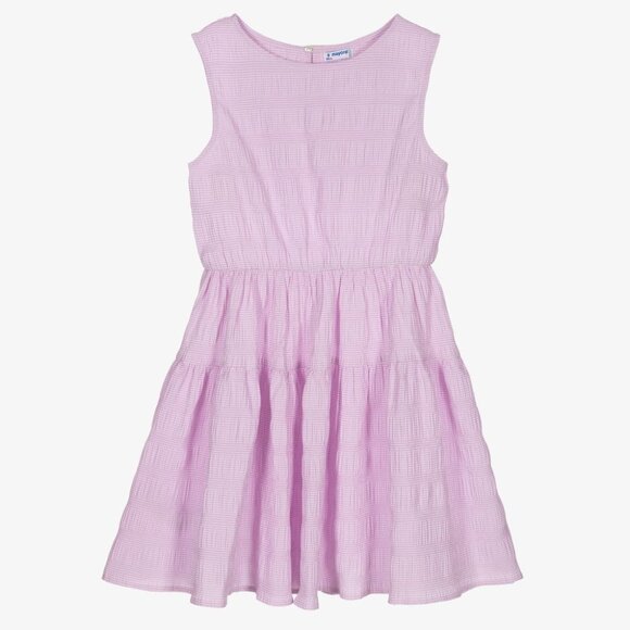 NWT Mayoral Lilac Cotton Dress, Size 14/16 - Picture 1 of 6